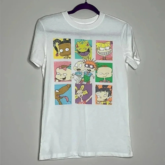 Rugrats Shirt Mens XS Short Sleeve Crew Neck Graphic Nickelodeon - Picture 1 of 9